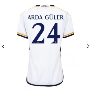 Lacne Ženy Futbalové dres Real Madrid Arda Guler #24 2023-24 Krátky Rukáv - Domáci